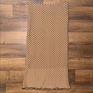 Y2K XI USA Size Large Midi Skirt Brown Earthy Fairycore Whimsical 90’s Baddie